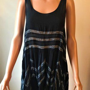 Free People Intimately flowy lace tuni tank shirt